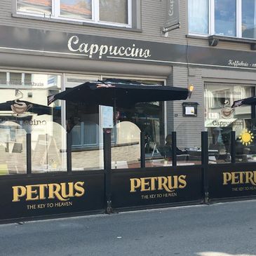 Cappuccino in Nieuwpoort-Stad