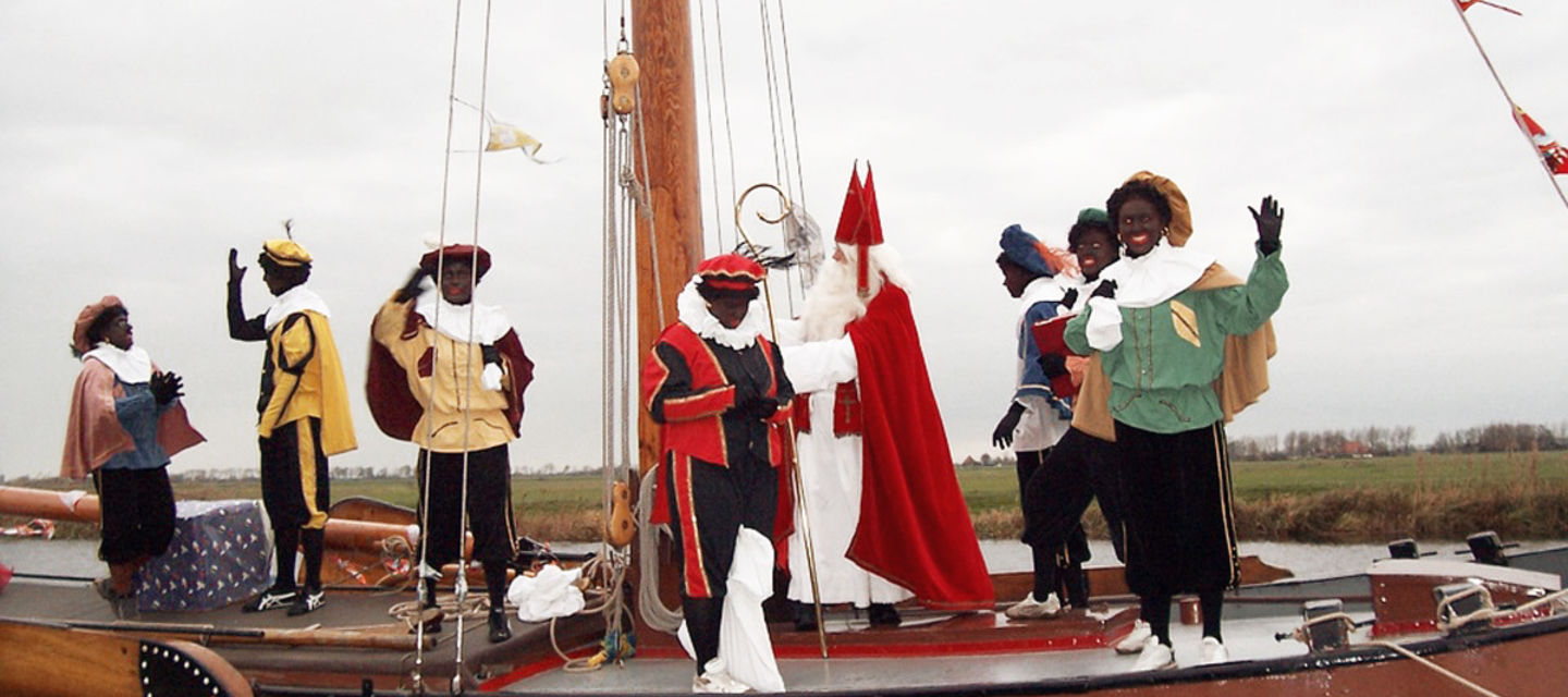 Sinterklaas aan de Belgische kust