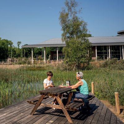 Het bezoekerscentrum Duinpanne in De Panne