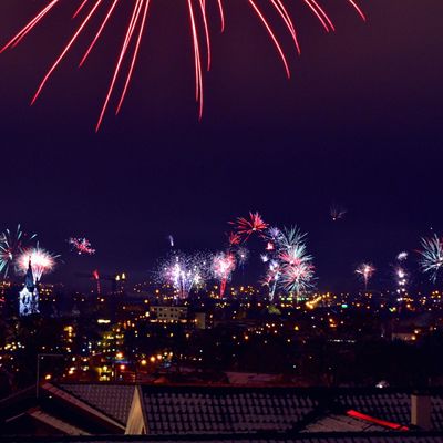 Vuurwerk op Nieuwjaar aan de Belgische kust