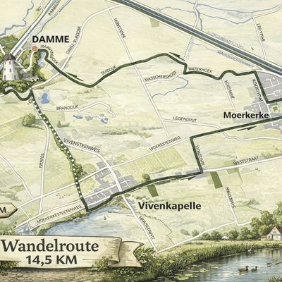 Timeless Trails in Damme: wandelen tussen stilte en geschiedenis