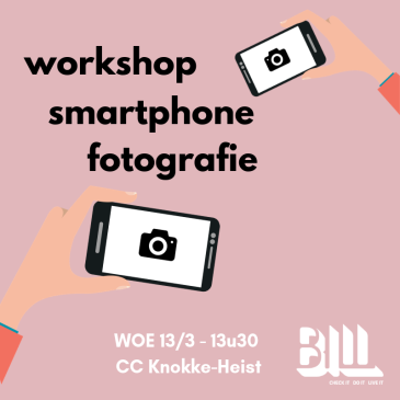 Workshop smartphonefotografie in Knokke