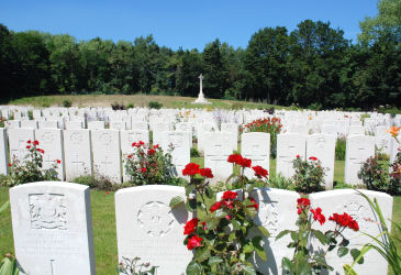 Brits militaire begraafplaats N + FR in Koksijde