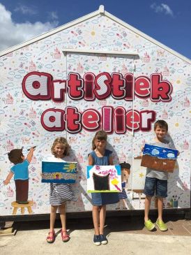 Kinderactiviteit: Schilderen op doek in Koksijde