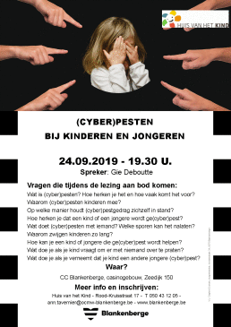 (Cyber)pesten bij kinderen en jongeren in Blankenberge
