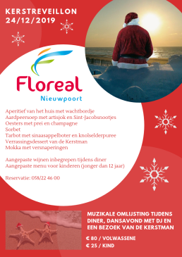 Vier Kerstavond bij Floreal Nieuwpoort in Nieuwpoort