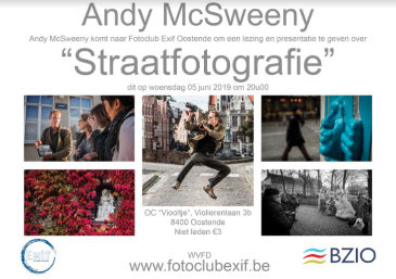 Andy McSweeney over straatfotografie in Oostende