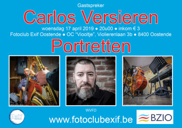 Carlos Versieren over portretfotografie in Oostende
