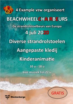 Beachwheelchairbeurs 2020 [AFGELAST!] in Blankenberge