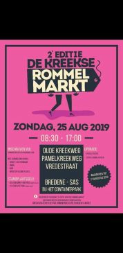2e Editie 'De Kreekse Rommelmarkt' in Bredene