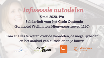 Infosessie 'Autodelen in Oostende' in Oostende