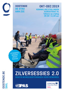 Zilversessies 2.0: gratis beweegoefeningen voor senioren in Oostende