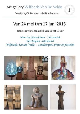 Expo Martine Braeckman - Jan Heylen - Wilfrieda Van De Velde in De Haan