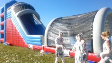 Inflatable fun! in Koksijde