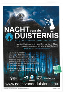 Nacht van de duisternis in Oostende