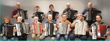 Concert van BAG Bredens accordeongezelschap nav  het Te Deum op de Nationale feestdag in Bredene