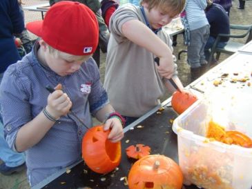 Pompoencarving in Blankenberge