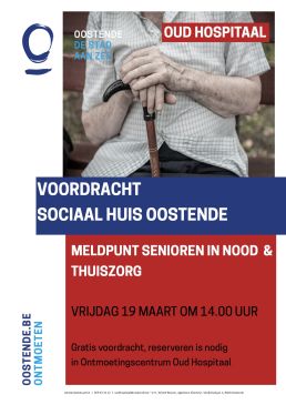 Voordracht senioren in nood en thuiszorg van het sociaal huis in Oostende