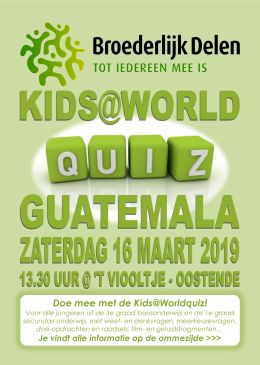 6e Kids@Worldquiz van Broederlijk Delen in Oostende