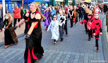 Kinderhalloweenstoet in Blankenberge