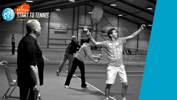 start to tennis lessenreeks in Nieuwpoort