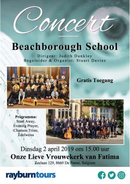 Concert Beachborough School in De Panne