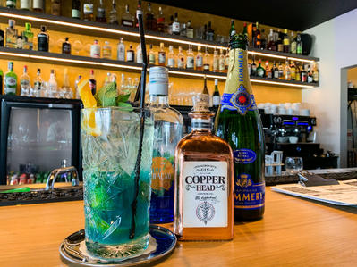 Cocktail De Copperhead Mojito van De Promenade Beach Middelkerke