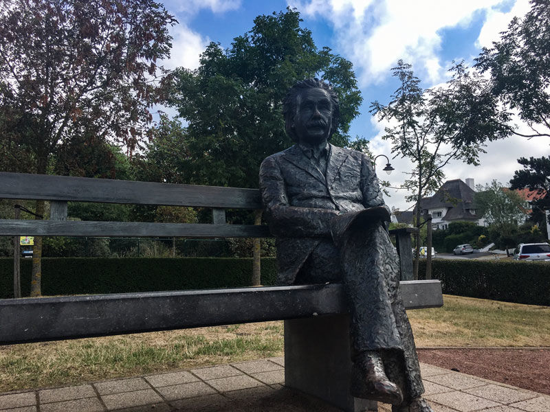 Standbeeld Einstein De Haan