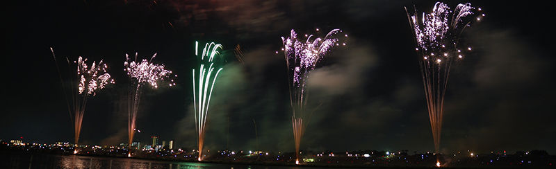 Vuurwerk nacht banner