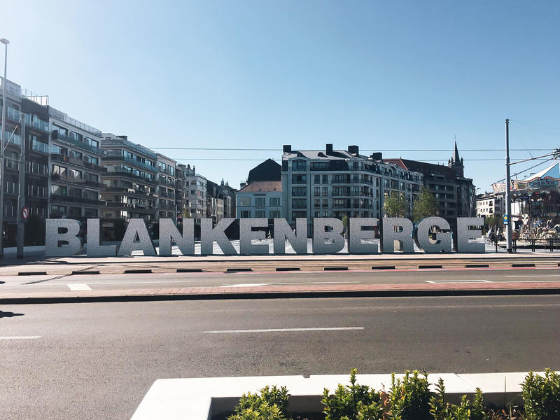 Letter Blankenberge plein