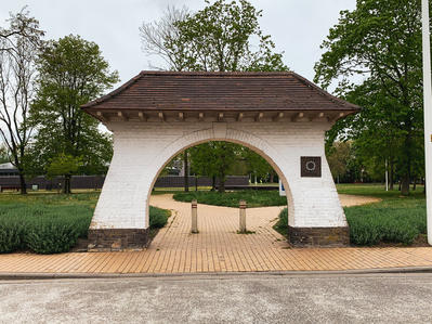 Oude ingang leopold II park Nieuwpoort