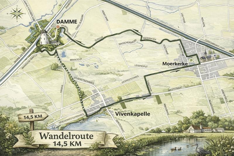 Wandelen in Damme